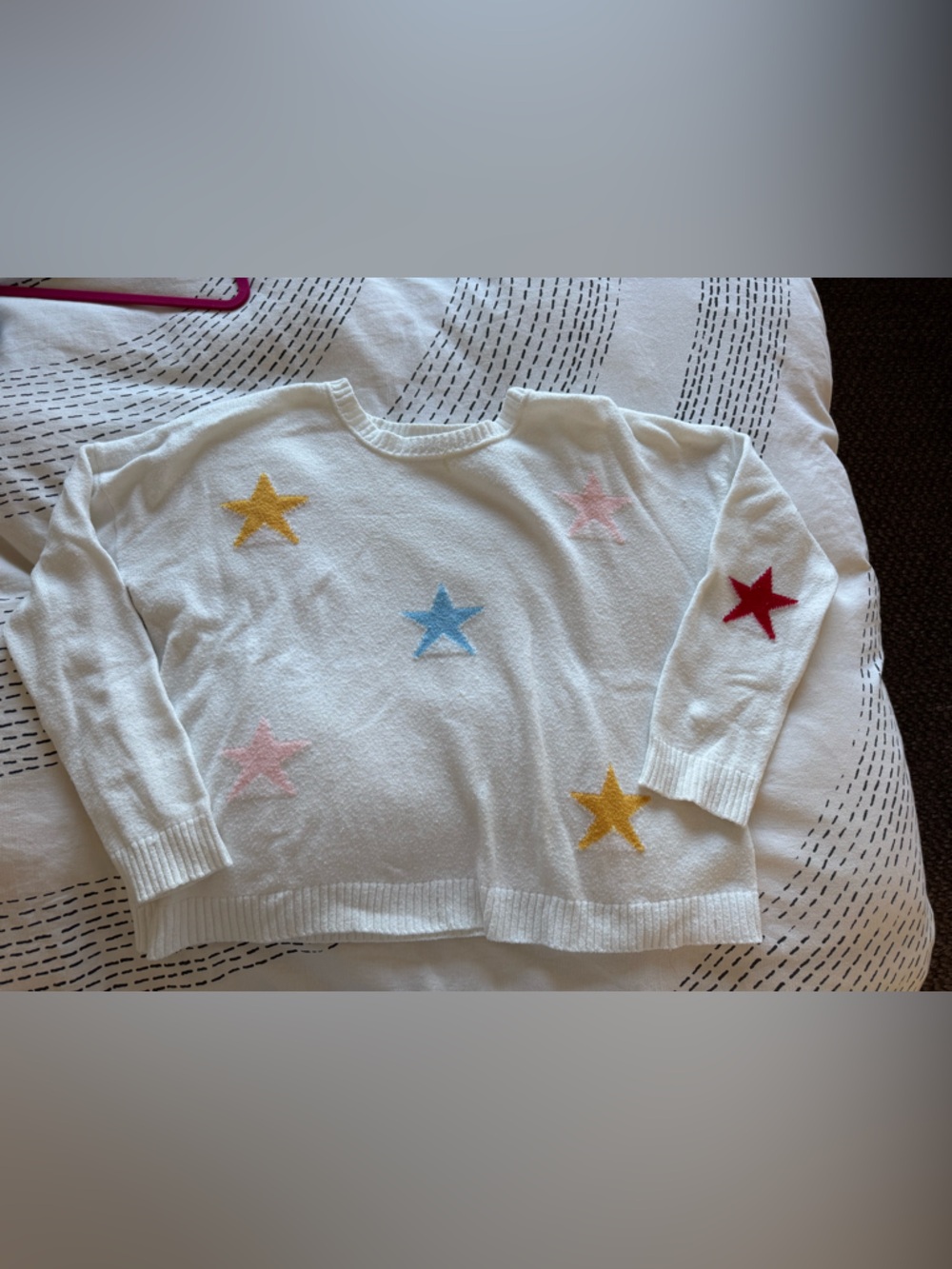 Anthropologie Star Knit Sweater